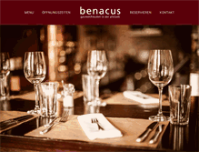 Tablet Screenshot of benacus.ch